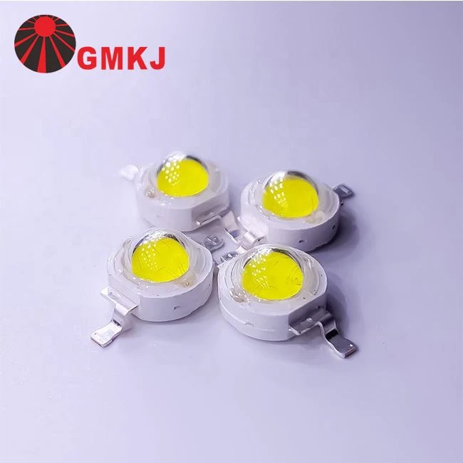 1ڈبلیو ہائی پاور لیڈ چپ ایکویلڈز 140-160ایل ایم وارم وائٹ